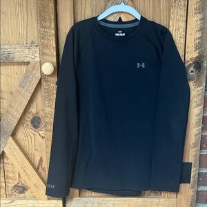 Youth Base layer Under Armour Midnight Black Performance Top
